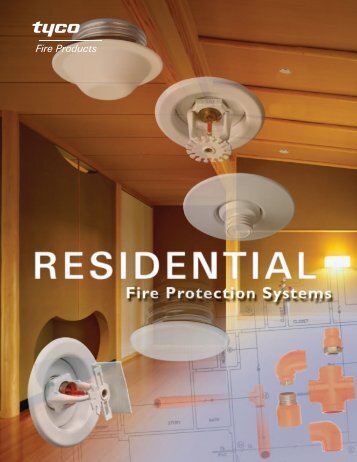 Residential Concealed Pendent Sprinklers - Tyco Fire Products