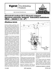 Preaction System with Model DV-5 Deluge Valve - Tyco Fire Products