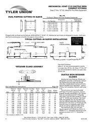 TYPICAL CUTTING-IN SLEEVE INSTALLATIONS ... - Tyler Union