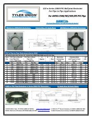 3000 pvc restrainer submittal - Tyler Union