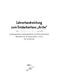 Lehrerhandreichung zum Entdeckerhaus „ Arche“ - Zoo Leipzig