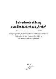 Lehrerhandreichung zum Entdeckerhaus „ Arche“ - Zoo Leipzig