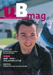 Télécharger uBmag 04 - Université de Bourgogne