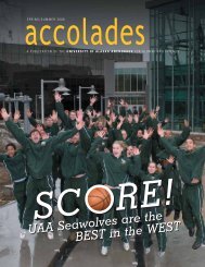 Accolades - University of Alaska Anchorage