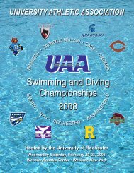 Swimming and Diving Championships 2008 Swimming and Diving ...