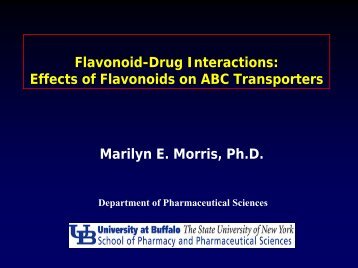 Flavonoid-Drug Interactions: Effects of Flavonoids on ABC ...