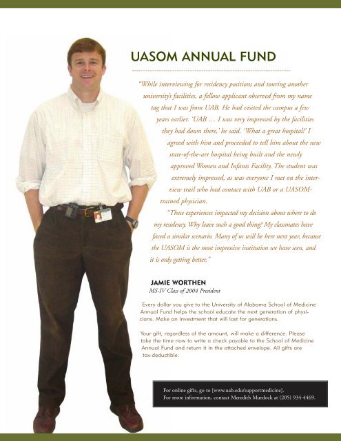 uasom doctors uasom doctors - University of Alabama at Birmingham