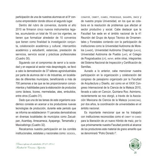 Primer Informe 2011 - Universidad Autónoma del Estado de México