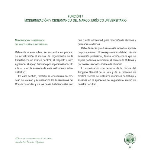 Primer Informe 2011 - Universidad Autónoma del Estado de México