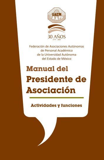 Presidente de Asociación - Universidad Autónoma del Estado de ...