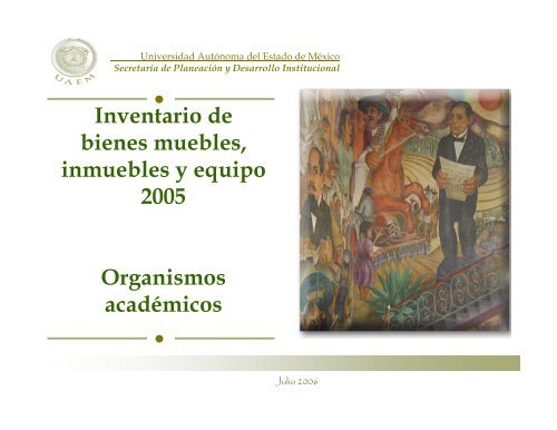 Inventario 2005 - Universidad Autónoma del Estado de México