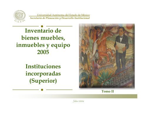 Inventario 2005 - Universidad Autónoma del Estado de México