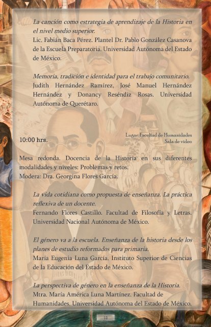 PROGRAMA - Universidad Autónoma del Estado de México