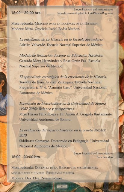 PROGRAMA - Universidad Autónoma del Estado de México
