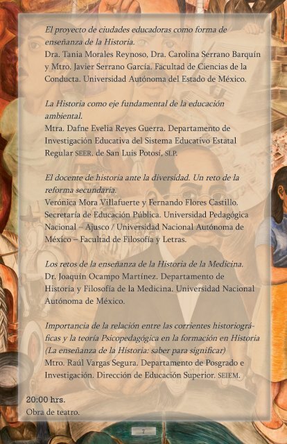 PROGRAMA - Universidad Autónoma del Estado de México