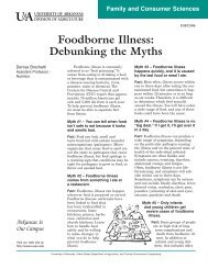 Foodborne Illness: Debunking the Myths - University of Arkansas ...