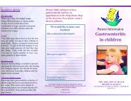 Gastroenteritis in children - Adelaide and Meath Hospital, Dublin ...