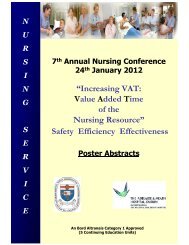 Nursing Conference Poster Abstracts Booklet 2012 - Adelaide and ...