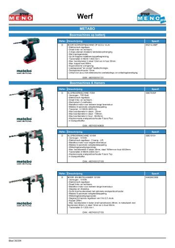 METABO - GroupVancanneyt