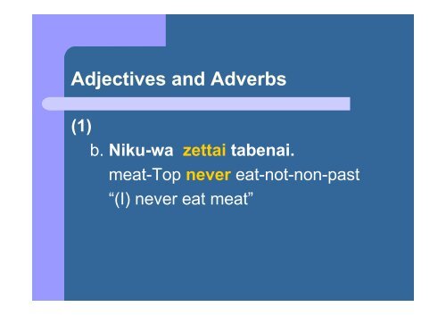 Japanese adjective SUGOI and adverb SUGOKU in conversations