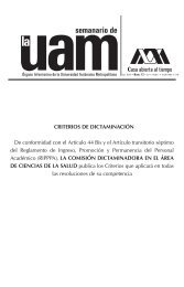 ComisiÃ³n Dictaminadora en el Ãrea de Ciencias de la Salud - UAM