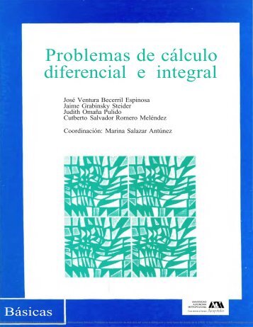 PROBLEMAS DE CALCULO DIFERENCIAL E INTEGRAL