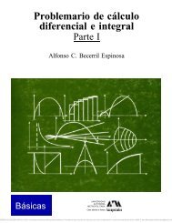 problemario de calculo diferencial e integral. parte i - Uamenlinea