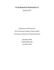 Lab Manual - University of Arkansas for Medical Sciences