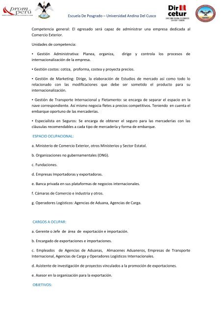 Descargar Documento Informativo - Universidad Andina del Cusco