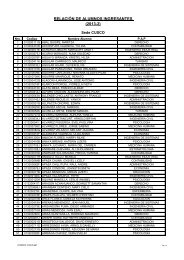 relaciÃ³n de alumnos ingresantes (2013-2) - Universidad Andina del ...