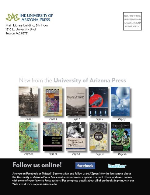 Fall 2012 - The University of Arizona Press