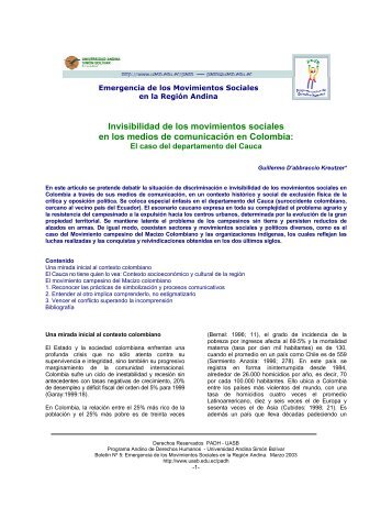 descargar pdf - Universidad Andina SimÃ³n BolÃ­var