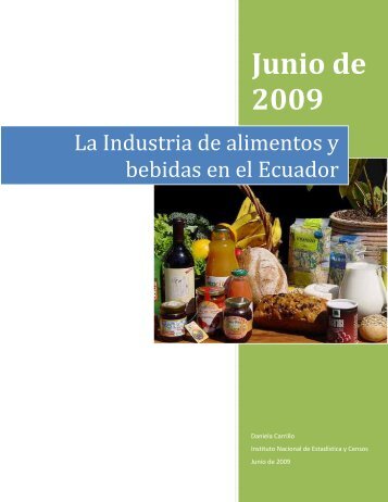 Estudio sobre la industria de alimentos y bebidas en el Ecuador