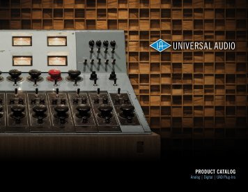 UA Product Catalog.pdf - Universal Audio