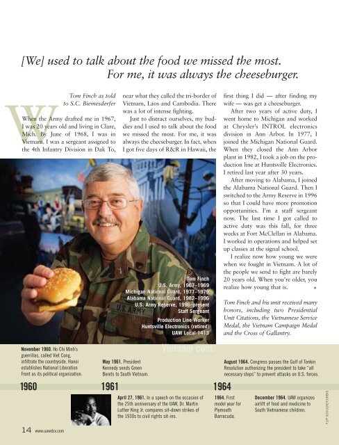 Tomorrow Magazine Veterans Day Special Issue, 2003