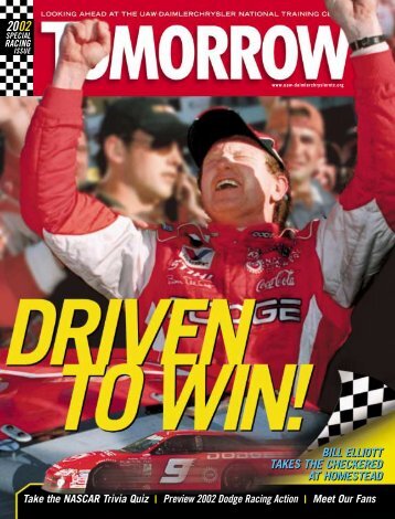 Tomorrow Magazine Special Racing Issue 2002 - UAW-Chrysler.com