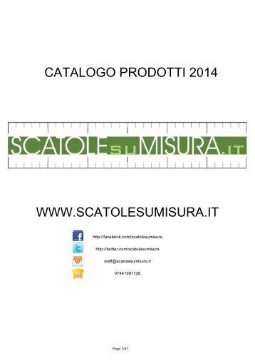 CATALOGO PRODOTTI - ScatoleSuMisura.it