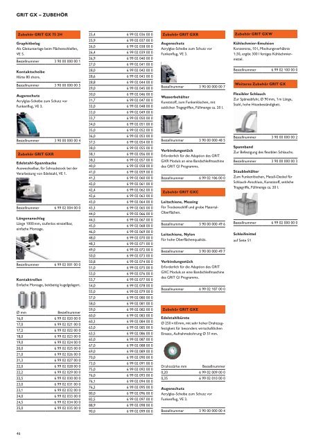 Komplette Edelstahloberflächen bearbeiten mit ... - C. & E. FEIN GmbH