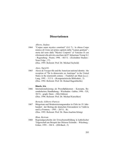 Dissertationen Universita Tsbibliothek Eichsta Tt Ingolstadt