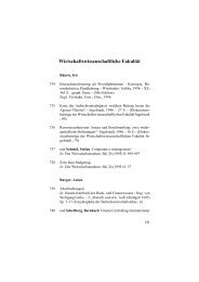 Wirtschaftswissenschaftliche FakultÃ¤t - UniversitÃ¤tsbibliothek ...