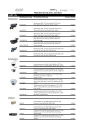 GANZ Lite PREISLISTE GÜLTIG AB 01. JUNI 2013