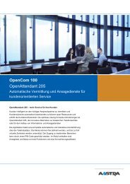 OpenCom 100 OpenAttendant 205