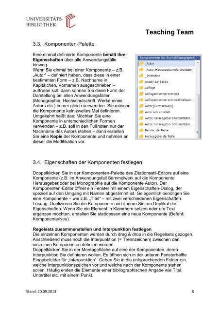 Eigenen Zitationsstil erstellen mit Citavi