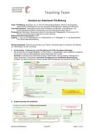 Handout zur Datenbank FIS-Bildung