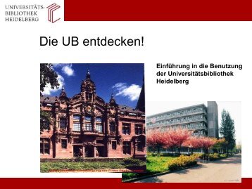 Teil 2 - UniversitÃ¤tsbibliothek Heidelberg