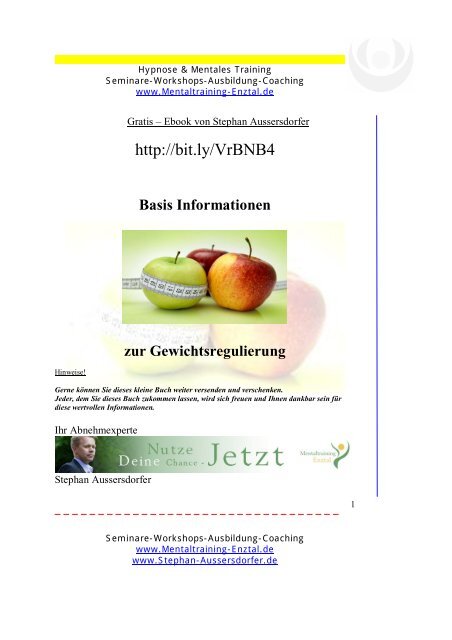 Kostenlose Bücher zur Gewichtsreduktion