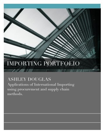 IMPORTING PORTFOLIO