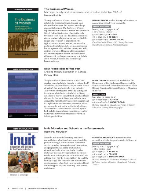 PDF catalog - UBC Press