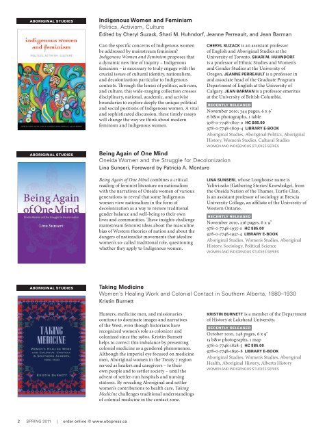 PDF catalog - UBC Press