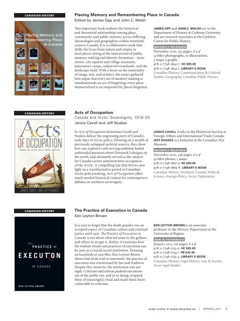 PDF catalog - UBC Press